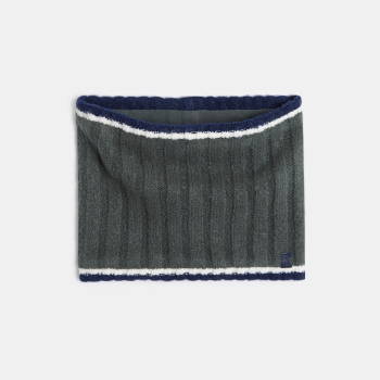 قلنسوة مضلعة رمادي غامق للأولاد